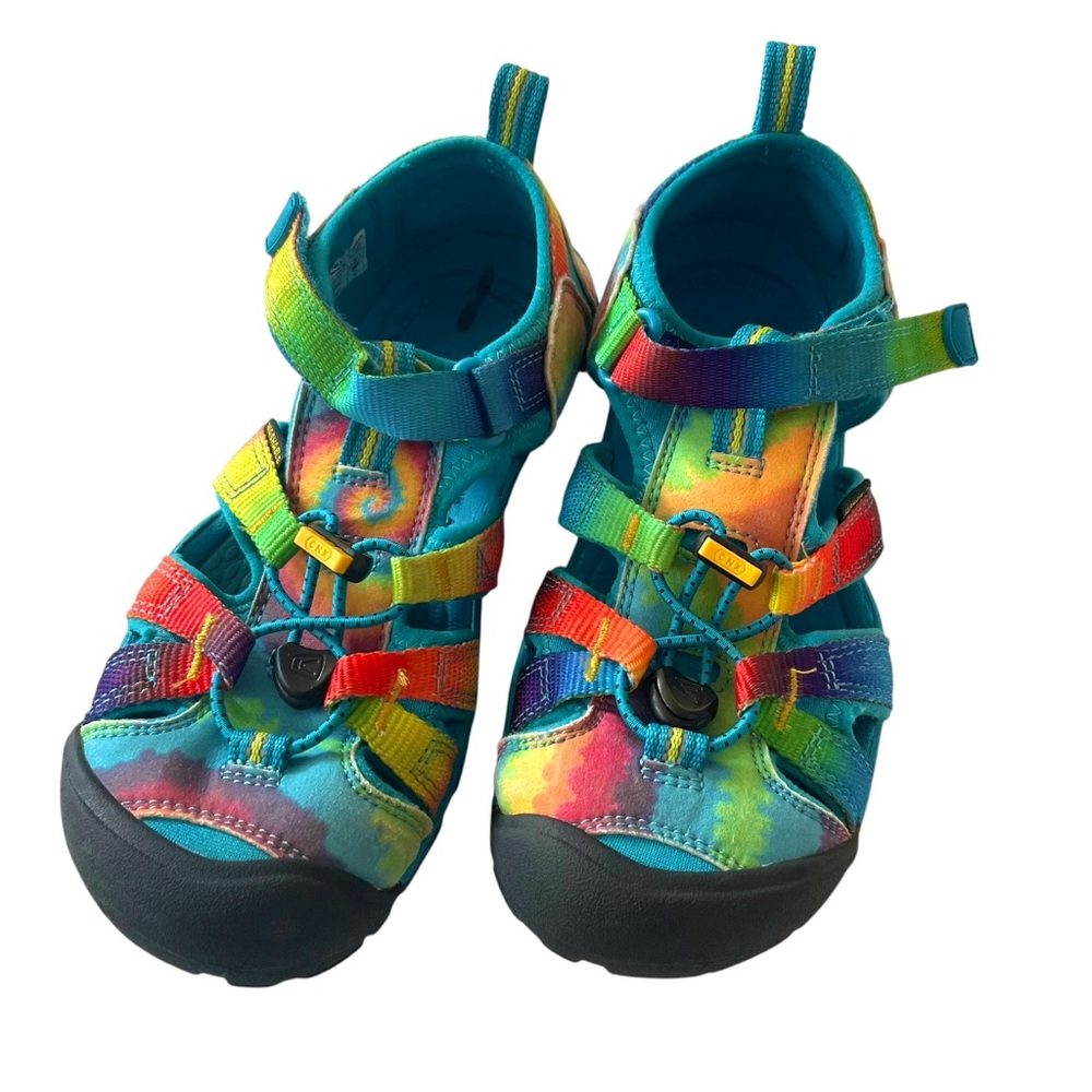 KEEN Seacamp II Sandals Water Shoes Sneakers Tie Dye Rainbow Waterproof Summer
